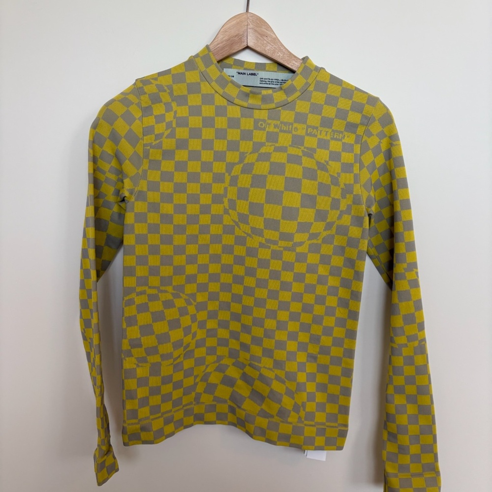 Off-White Bubble Checkered Long Sleeve
